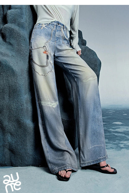 Women Denim Jean 2025 Spring New Long Pants 8518053
