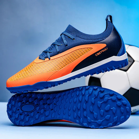 New Men Football Boots Non Slip Soccer Shoes Sport Outdoor Cleats Breathable Adult Long Spikes Training Boys Match Comfortable
