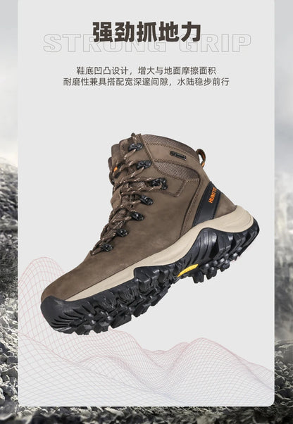 Hiking shoes Men's waterproof hunting Boots Tactical Desert Combat Ankle trekking Boots Male Women warm Leather Sneakers