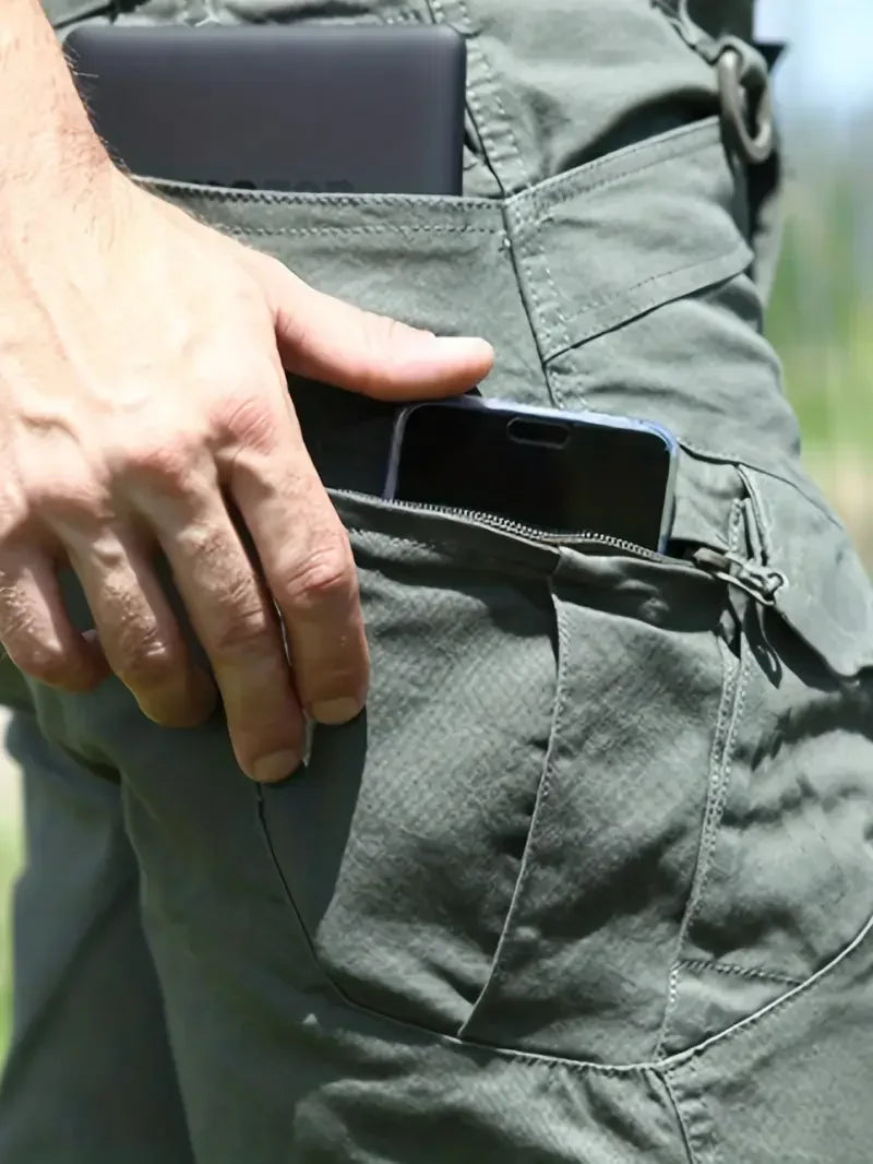 Men's Outdoor Tactical Pants Men Clothing Multi Pocket Outdoor Hunting Clothes Hiking Sweatpants Water-repellent, Wear-resistant