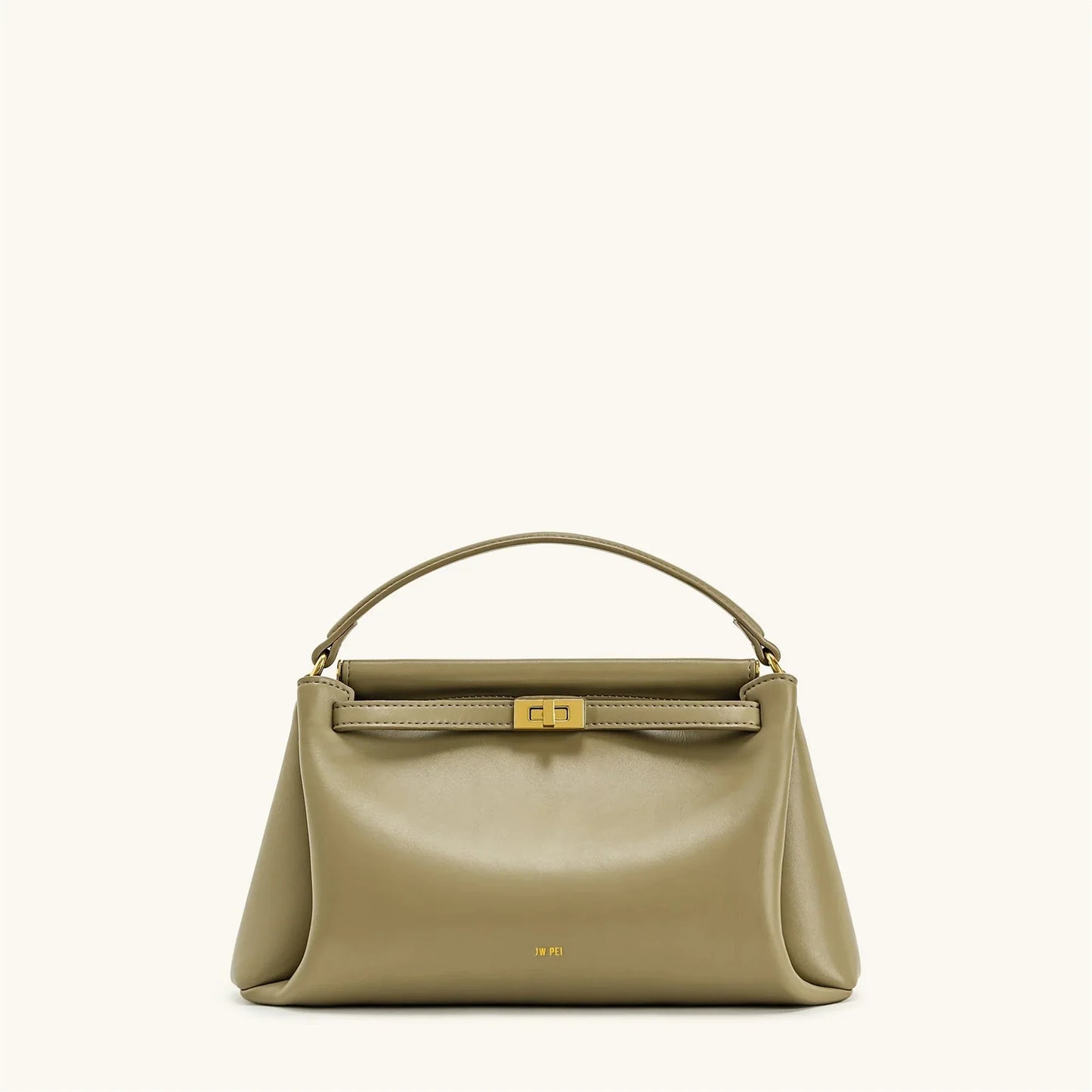 Carmen Lock Handbag 2026 New Women's Crossbody Small Square Purse Vegan Leather Top Handle Shoulder Bag for Daily Commute