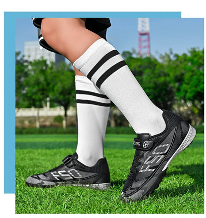Kids Soccer Shoes School Football Boots Professional Cleats Grass Training Sport Footwear Boys Outdoor Futsal Soocer Boots 30-38