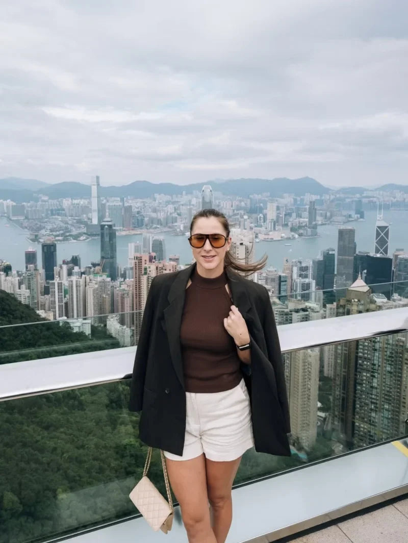 Fall/Winter 2025 New  Women's Street Fashion oversized pinstripe shoulder-padded loose suit jacket for women