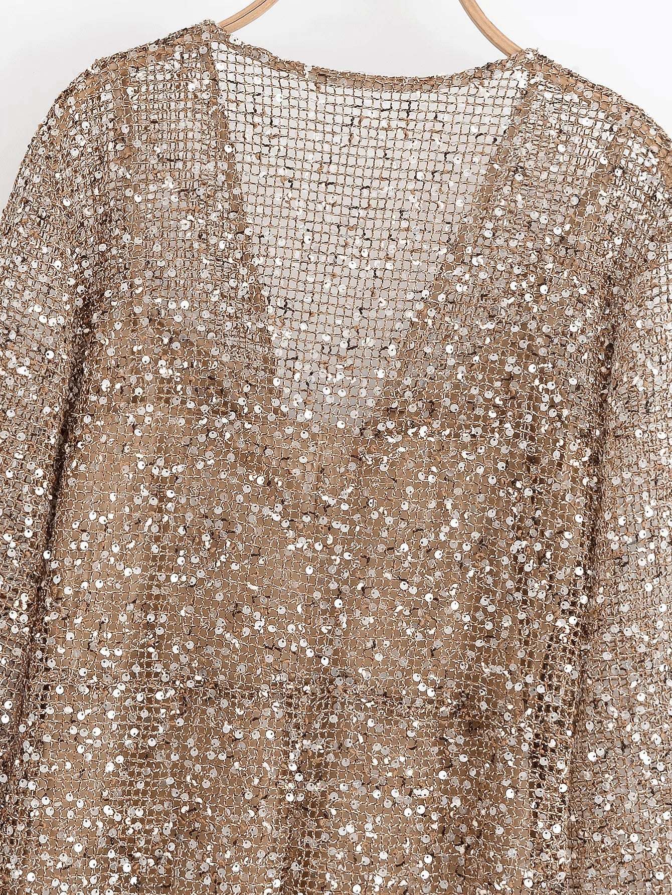 Sexy Sequined Long Pleated Dress Women Deep V-neck Full Sleeve See Through Dresses 2026 Summer Lady Party Evening Dresses ﻿
