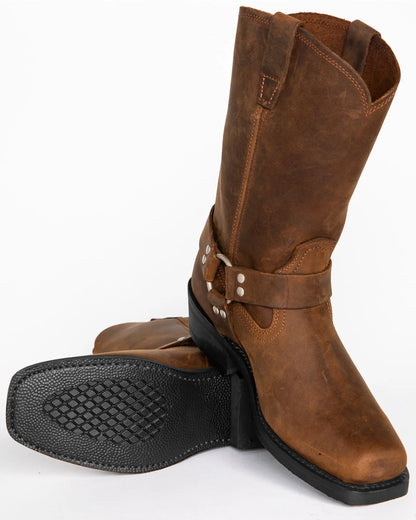 2026 Retro Men Western Boots Hand Work Cowboy Boots Male Lightweight Comfort Knight Boots Autumn Winter New Men’s Shoes Zapatos