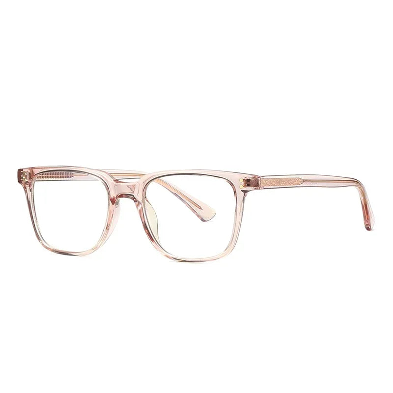 Men's Square Classic Eyeglass Frames Myopia Hyperopia Anti-Blue Light Reading Glasses Customizable Prescription PFD2082