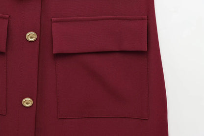 Female Summer Elegant Midi Dress O-Neck Hem Slit With Belt Sleeveless Single Breasted Back Zipper Fashion Long Dress
