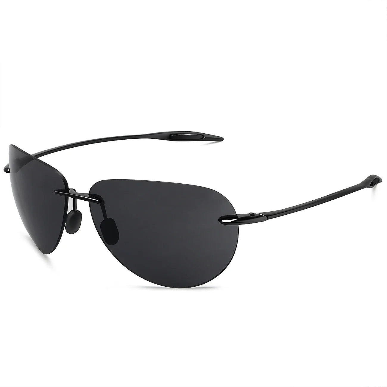 Sports Sunglasses for Men Women Tr90 Rimless Frame for Running Fishing Golf Surf Driving MJ8008