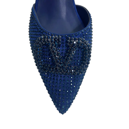 Italian Designer Evening Shoes With Clutch Bag Set for African Wedding and Bridal Occasions Lace Embroidered Beads Women's Shoes