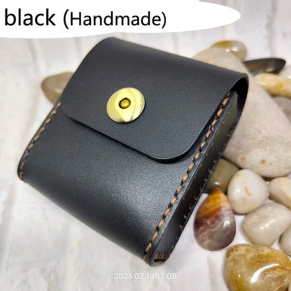 Multifunctional Key Holder Waist Bag Genuine Leather Car Key Case Folding Glasses Belt Pack Men Women 1652cg