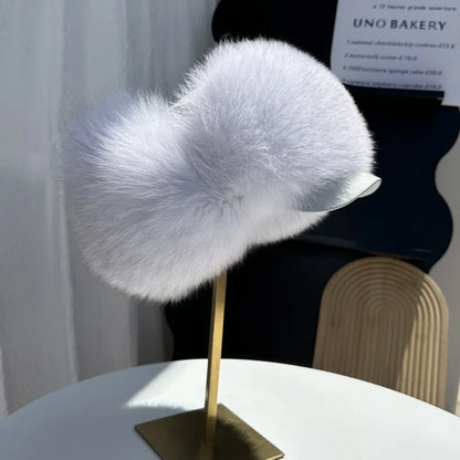 100% genuine fox fur ear-protecting hat Men real raccoon fur bomber hat Women winter warm fur real sheep leather snow hat
