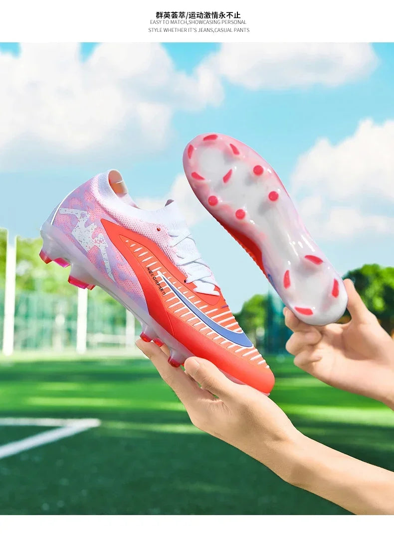 New Men Football Boots Breathable Unisex Ultralight Wholesale Professional Indoor Training Soccer Shoes Futsal Drop Shipping