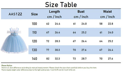 Elsa Summer Princess Dress Girls Cosplay Masquerade Party Vestidos Kids Birthday Clothes Children Carnival Halloween Gown
