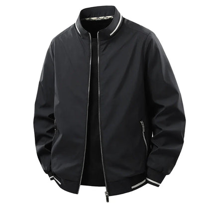 8XL Jacket Men Plus Size Autumn Casual Loose Coats Business Formal Jackets Spring Big Size Windbreaker Solid Outwear 6XL 7XL
