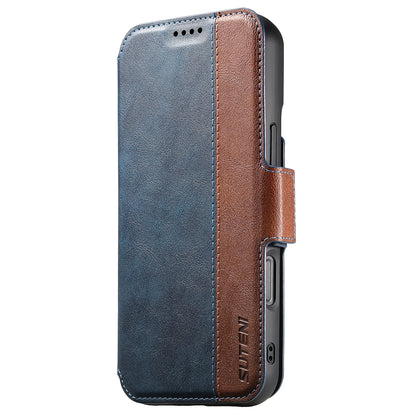 Faux Leather Wireless Charging Card Holder Stand Wallet Magnetic Flip Cover Phone Case For iPhone 16 Pro Max 15 Plus 14