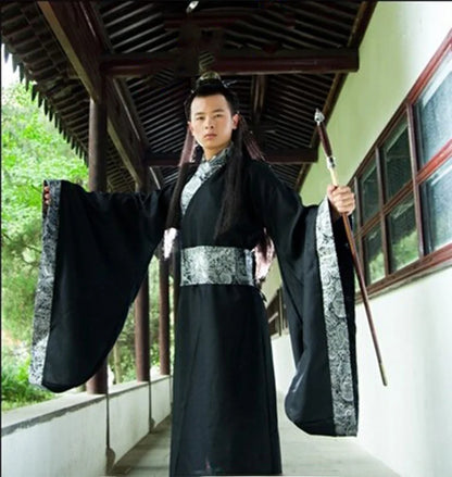 Traditional Chinese Ancient Tang Costume Stage Performance aduation Photoaphy Class orm Men's Women's Hanfu Xiake Boo...