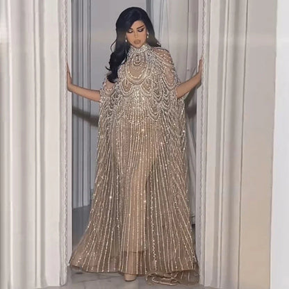 Customized Evening Dresses Luxury sexy Prom Dress Caftan Nude Wedding Formal Elegant Exquisite High Quality Party Gown for Women