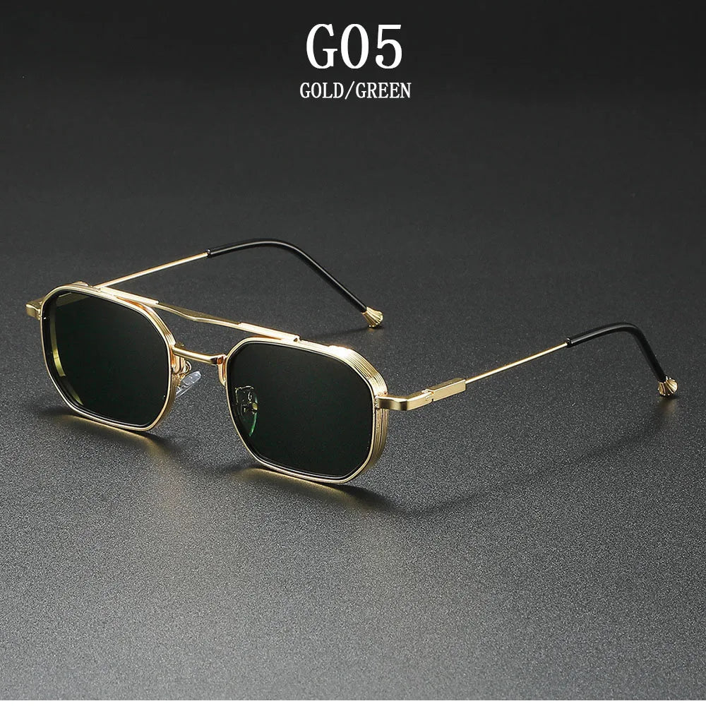 2025 Square Sunglasses Women Trendy Vintage Steampunk Sunglass Men Luxe Fashion Glasses Gafas De Sol Hombre Lunette Soleil Femme