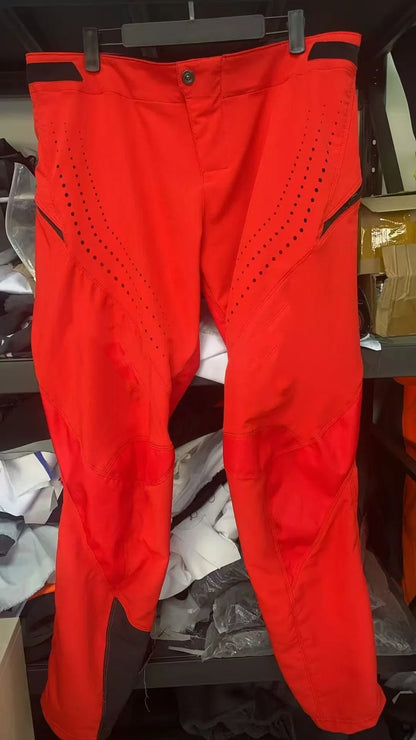 Reathable Ultra-Thin Comfortable Cycling Trousers Zipper Design with Pockets for Bike Motorcycle Sports Four Seasons Wearable