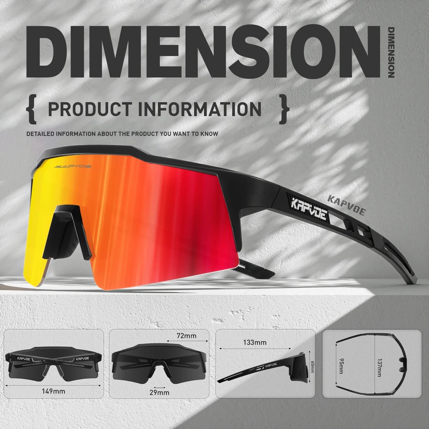 Cycling Sunglasses UV400 Cycling Glasses Polarized Built-in Myopia Frame Man Bicycle Eyewear Outdoor MTB Bike Goggles