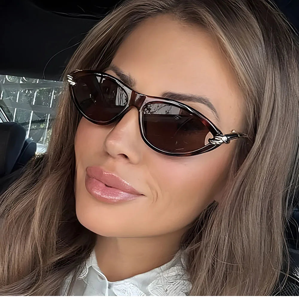 Cat Eye Sunglasses Women 2026 Designer Fashion Glasses Vintage Sunscreen Dropshipping Lentes De Sol Mujer Lunette Soleil Femme