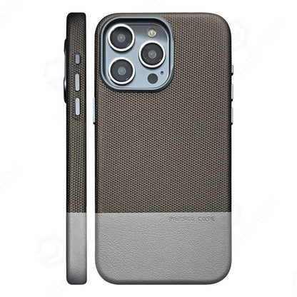 Luxury Hit Color For Magsafe High-end Magnetic Leather Case For iPhone 16 Plus 15 14 13 17 Pro Max Alloy Lens Shockproof Cover
