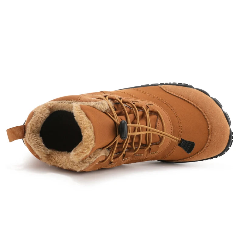 VENOCON PINGKEE Wide ToeBox Barefoot Casual Shoes Men Women Minimalist Winter Snow Thermal Feet Boots Sneakers Footwear Man