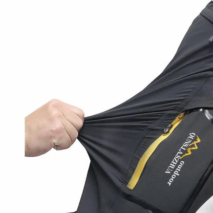 Men's Hiking Pants Trekking Convertible Quick Dry Lightweight Zip-Off Outdoor Travel Camping Fishing Pants