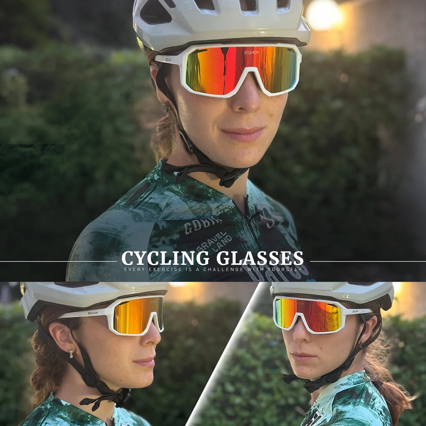 Fashion Sunglasses Street Outdoor Cycling Glasses Sports Bike for Men Eyewear MTB UV400 Goggles Bicycle Riding Sunglasses