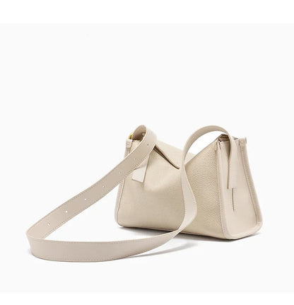 Women's Natural Cow Genuine Leather Shoulder Bags Ladies Retro Fashion Cowhide Crossbody Bag Female Casual Commuting Bag