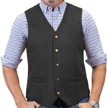 Men Vest Gold Suede Velvet Single Button V Neck Waistcoat For Wedding Birthday Party Business Work Daily Casual Men Suit Vest