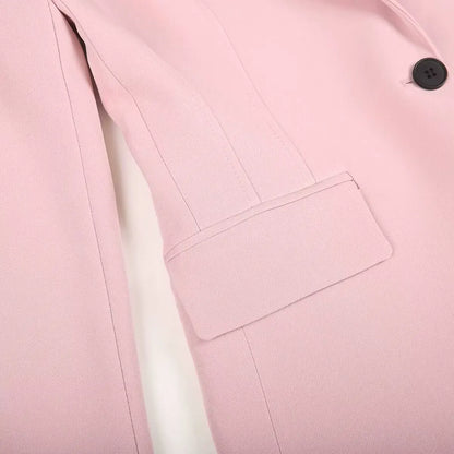 2026 New Office Women's Blazers & Jackets Fashion Slim Elegant Spring Women's Jacket Chic Young Commuter Warm Long Sleeve Blazer