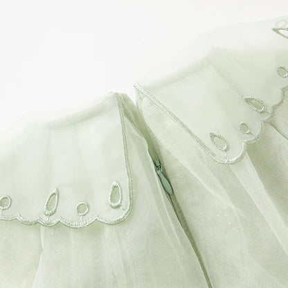 Spring Princess Baby Girl Dresses Toddler Baby Girls Long Sleeve Dress Baby Birthday Dress With Coin Wallet DB1233691