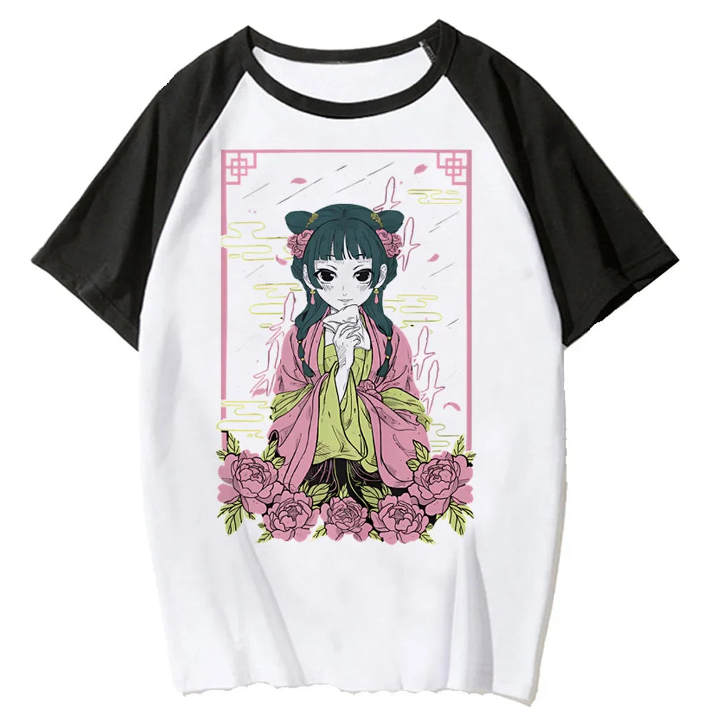 Maomao the Apothecary Diaries tshirt girl Comfortable graphic Y2k University Retro tshirt Trendy Graphic harajuku Digital Pastel