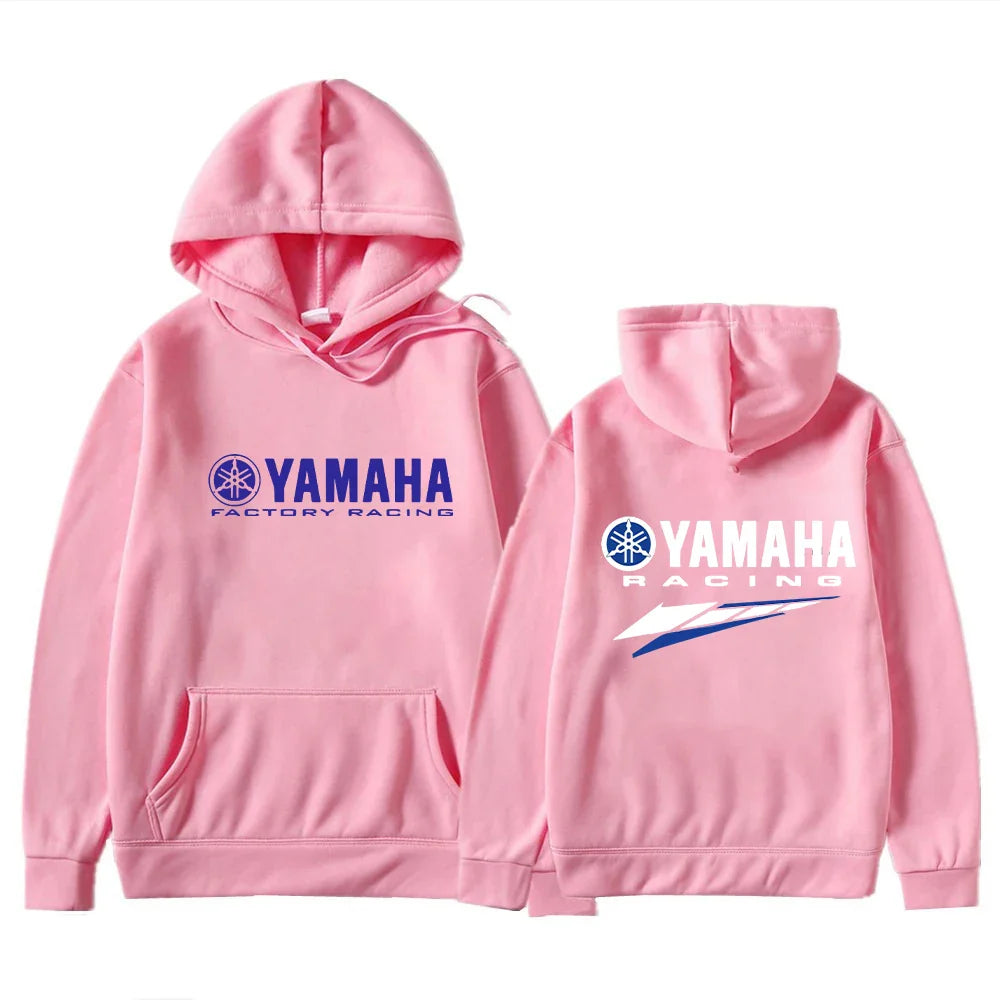 The new 2026 Yamaha autumn and winter hooded sweater, available in both men's and women's sizes, including extra large, is comfo
