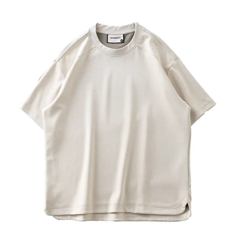 Modal Fabric T Shirts for Men 2025 Summer New Coolness Quick-Drying Shorts-Sleeve Tops Oversized Men's Clothing