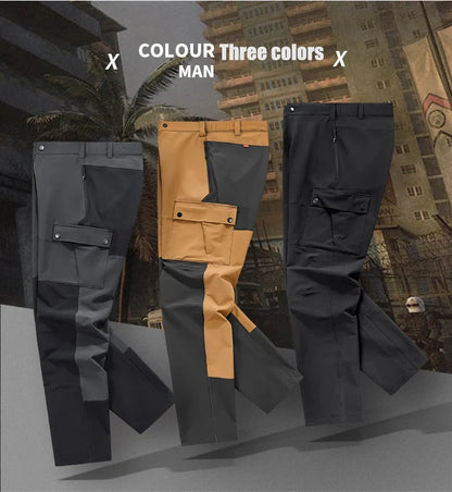 Autumn Hiking Pants Quick Dry Outdoor Charge Pant Men Patchwork Windproof Camping Trekking Trousers  Elasticity Hunting Pant