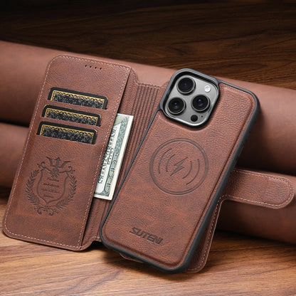 Faux Leather Wireless Charging Card Holder Stand Wallet Magnetic Flip Cover Phone Case For iPhone 17 Pro Max 16 Plus 15 14 13