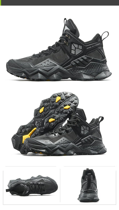 Men  Waterproof Hiking Shoes Breathable Hiking Boots Outdoor Trekking Boots Sports Sneakers Tactical Shoes