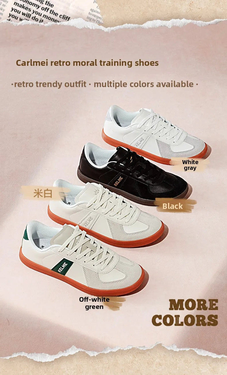 Training Shoes Men's Shoes Retro T-head Board Shoes Women's Low Cut Thin Soled Sports And Leisure Shoes