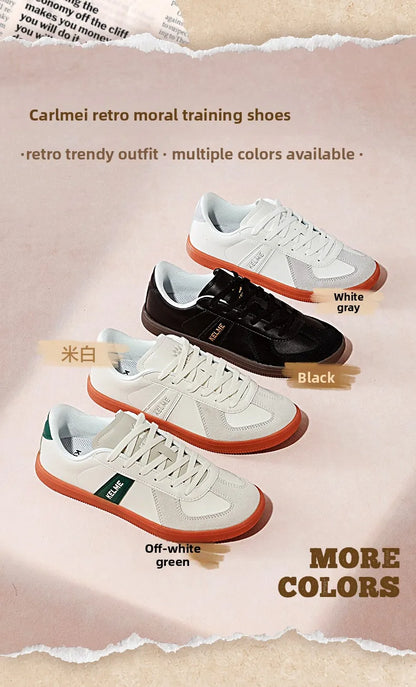 Training Shoes Men's Shoes Retro T-head Board Shoes Women's Low Cut Thin Soled Sports And Leisure Shoes