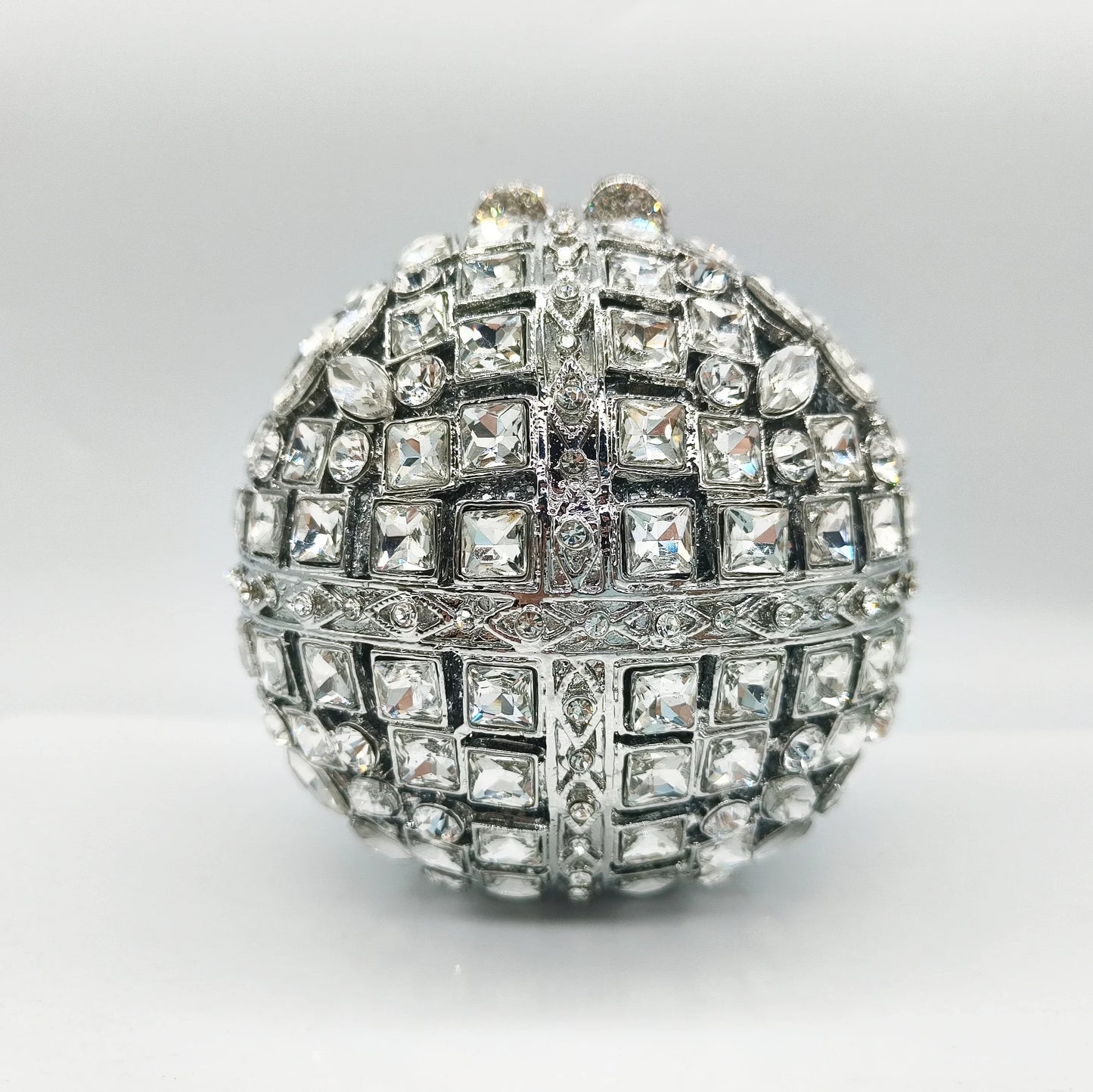 2025 New Design Mother Day Gift Stained Glass Rhinestone Clutch Bell Shaped Hollow Diamond Banquet Prom Ladies Evening Bag