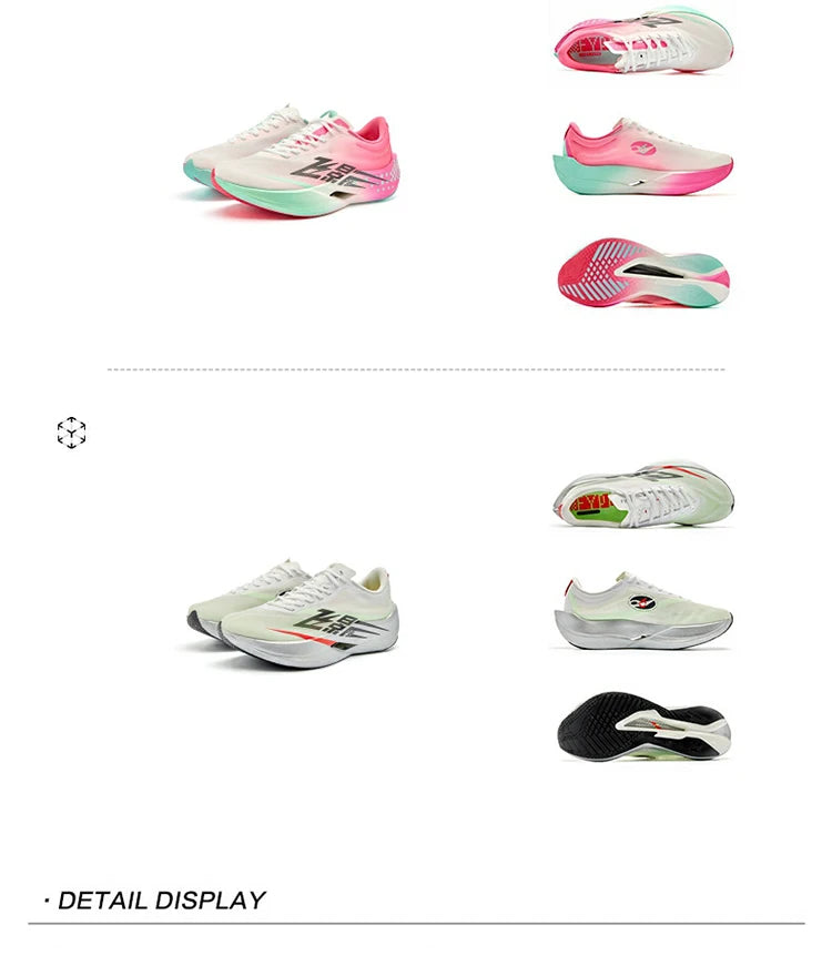 Feiying PB6.0 Men Running Shoes Professional Marathon Full Palm Suspended Carbon Board Racing Race Sneakers QDB023261299