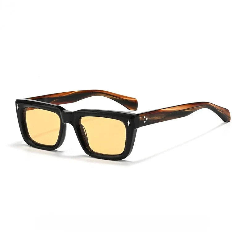 High Quality Handmade Trendy Outdoor SUN GLASSES New Fashion Acetate Sunglasses Men Women Personality Designer Eyeglasses UV400
