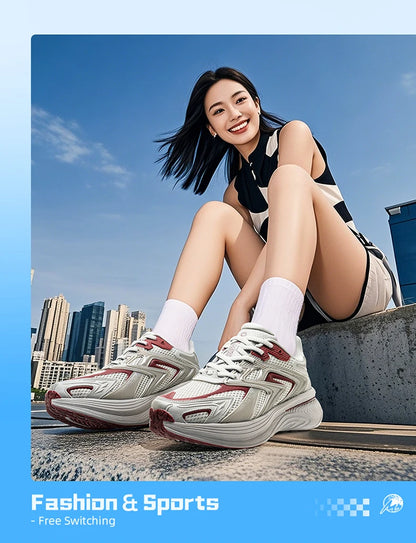 Stylish Retro Jogging Shoes for Couples Unisex Dad Shoes for Spring/summer Casual Racing Running Shoes Light Sneakers