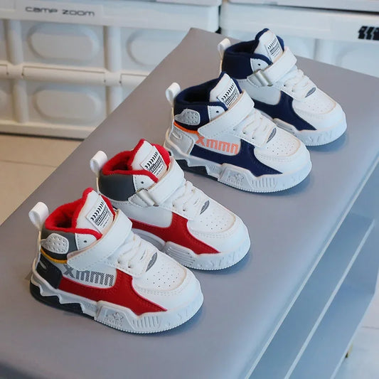 Children Fashion Soft-soled Anti-slippery Sneakers Kids Trend Fashion Basketball Shoes Boys Casual Sport Shoes Kids Tennis Shoes