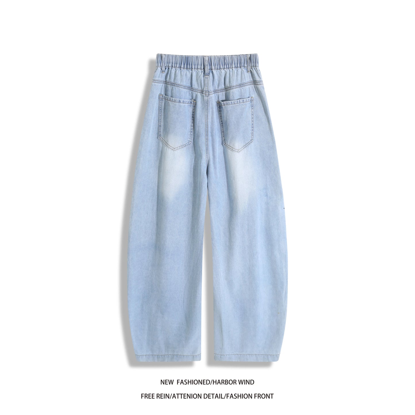 Man Pants Mens Jeans Summer New High Street Fashion Casual Thin Ice Silk Curved Blade Trousers For Men
