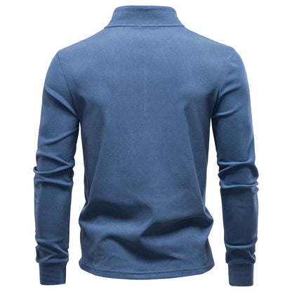 Men Solid Color Soft Shell Zipper Jacket Long Sleeve Pullover Breathable Warm Casual Streetwear