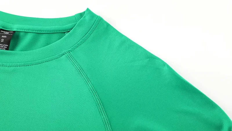 Men Long Sleeve Slim Tops Tees Sportswear Gym Fitness Compression T-shirt Running Football Jersey Outdoor Jogging Tight Quick