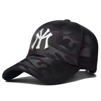 Unisex Letter Embroidery Breathable Baseball Caps Spring and Autumn Outdoor Adjustable Casual Hat Sunscreen Hat